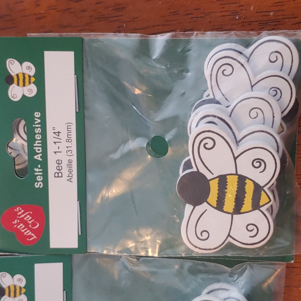 Bumble Bee Wooden Stickers